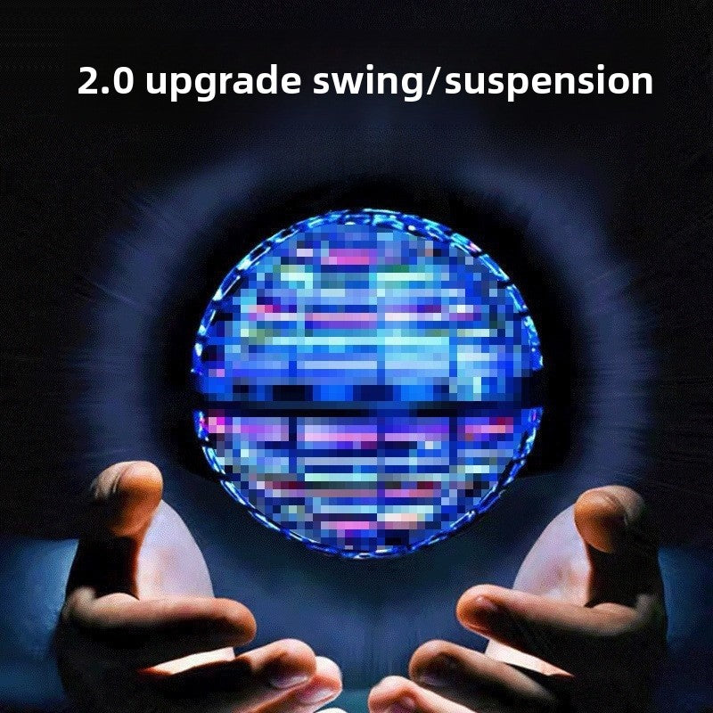 Electroplated Blue LED Ball Toy In Novelty Style, Interactive Sensor Toy
