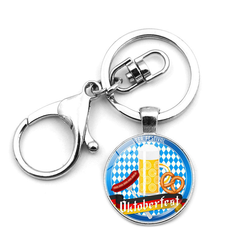 Oktoberfest Lobster Key Chain In Durable Zinc Alloy, Perfect Festival Accessory