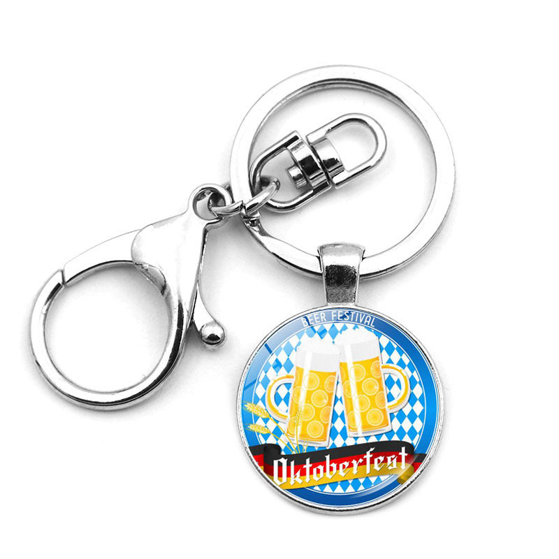Oktoberfest Lobster Key Chain In Durable Zinc Alloy, Perfect Festival Accessory