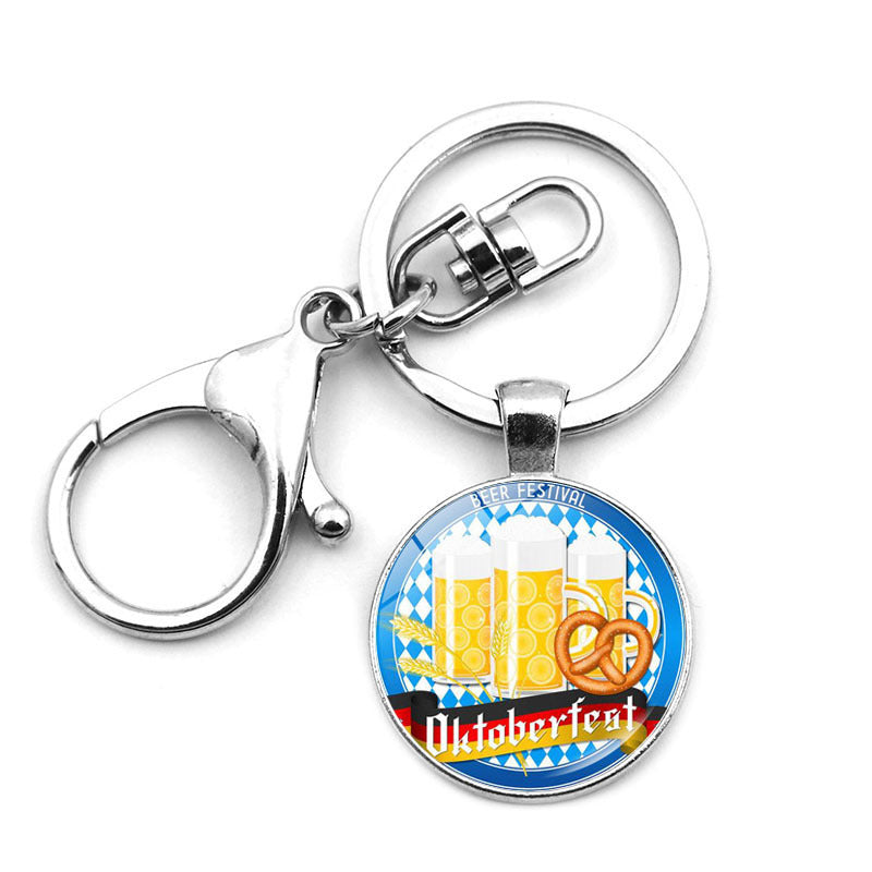 Oktoberfest Lobster Key Chain In Durable Zinc Alloy, Perfect Festival Accessory