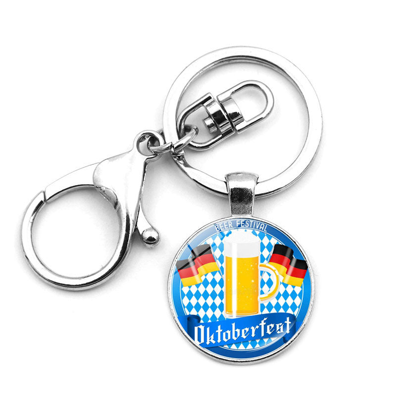 Oktoberfest Lobster Key Chain In Durable Zinc Alloy, Perfect Festival Accessory