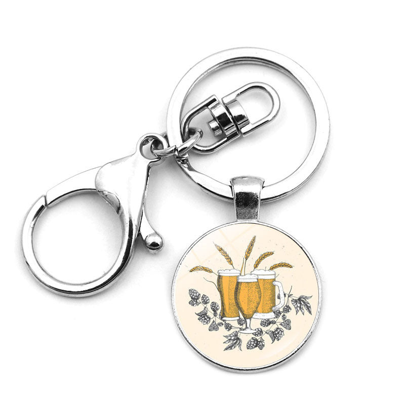 Oktoberfest Lobster Key Chain In Durable Zinc Alloy, Perfect Festival Accessory