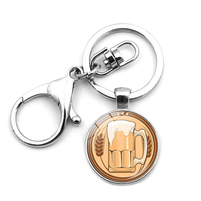 Oktoberfest Lobster Key Chain In Durable Zinc Alloy, Perfect Festival Accessory