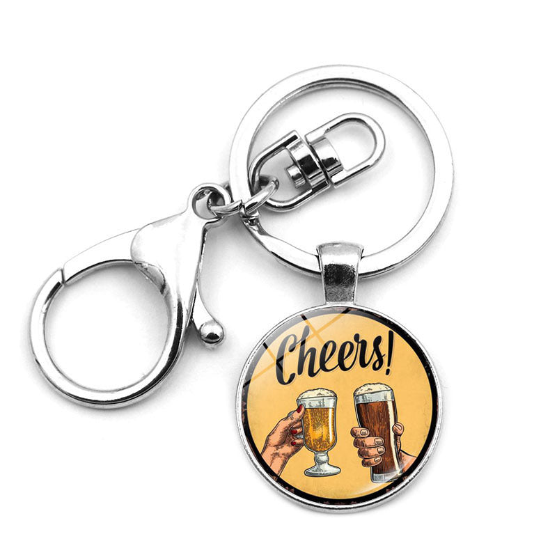 Oktoberfest Lobster Key Chain In Durable Zinc Alloy, Perfect Festival Accessory