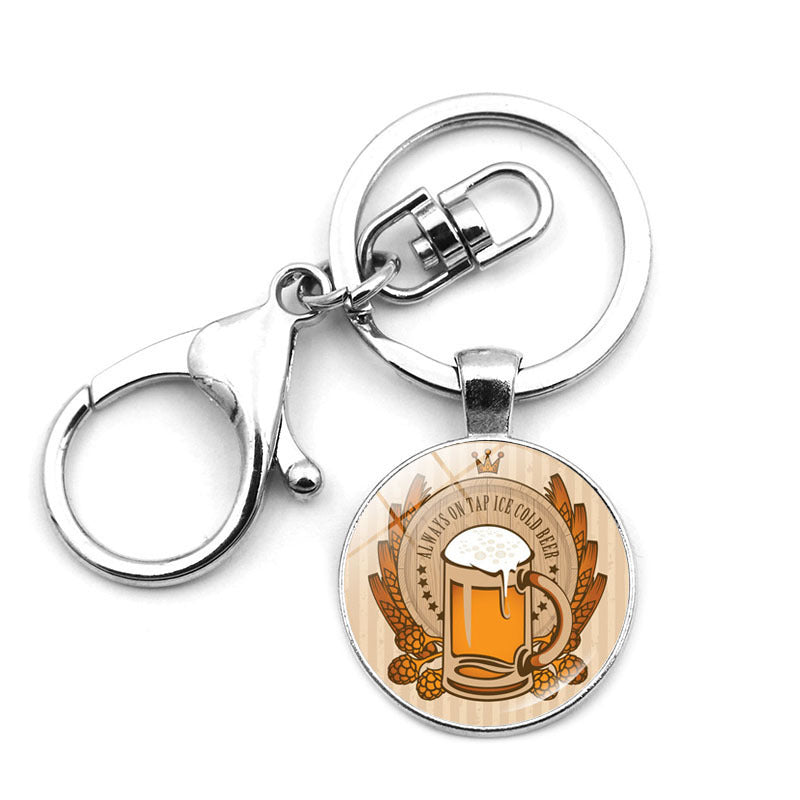 Oktoberfest Lobster Key Chain In Durable Zinc Alloy, Perfect Festival Accessory