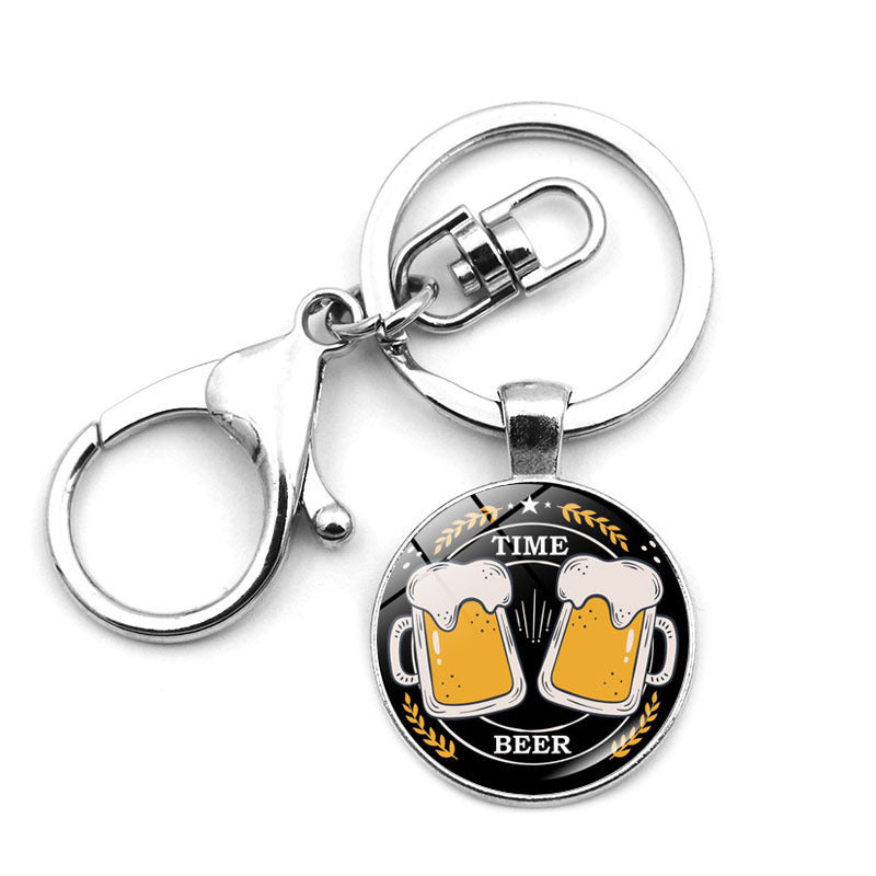Oktoberfest Lobster Key Chain In Durable Zinc Alloy, Perfect Festival Accessory