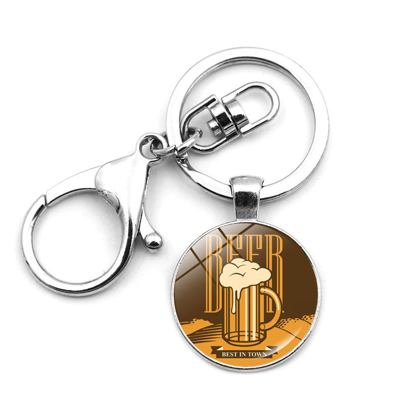 Oktoberfest Lobster Key Chain In Durable Zinc Alloy, Perfect Festival Accessory