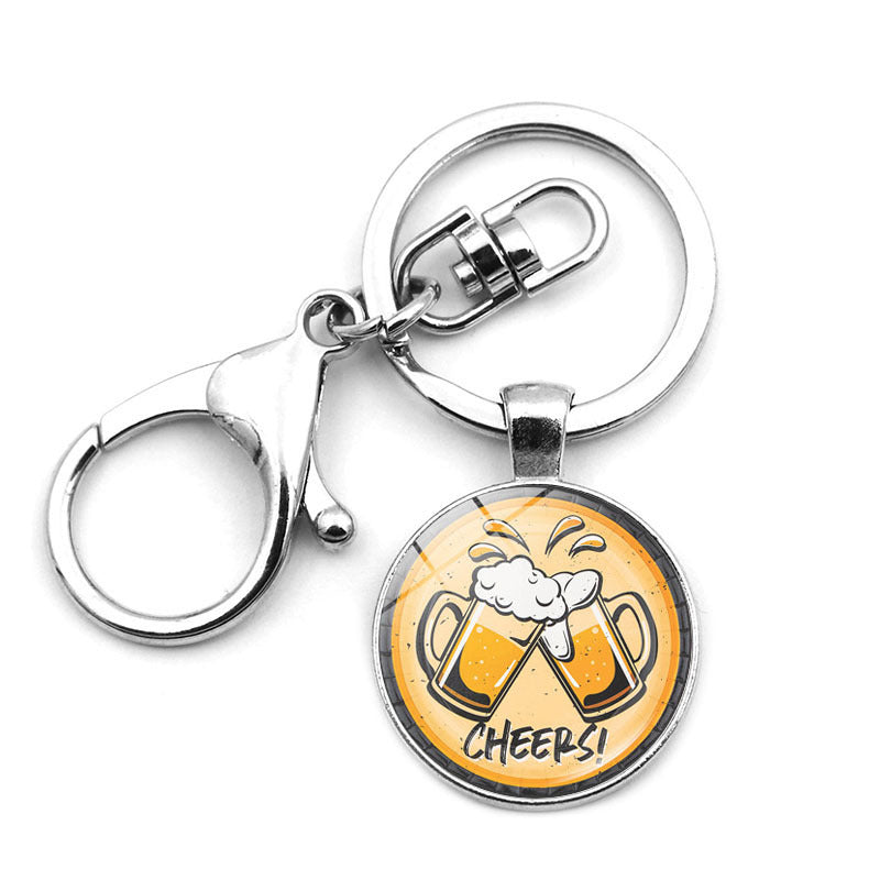 Oktoberfest Lobster Key Chain In Durable Zinc Alloy, Perfect Festival Accessory