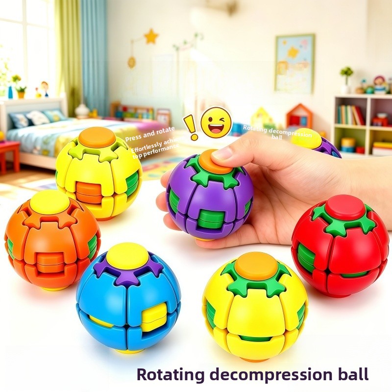 Multicolor Fidget Toys Made Of Durable Plastic, Perfect Stress Relief Toys In Vibrant Colour