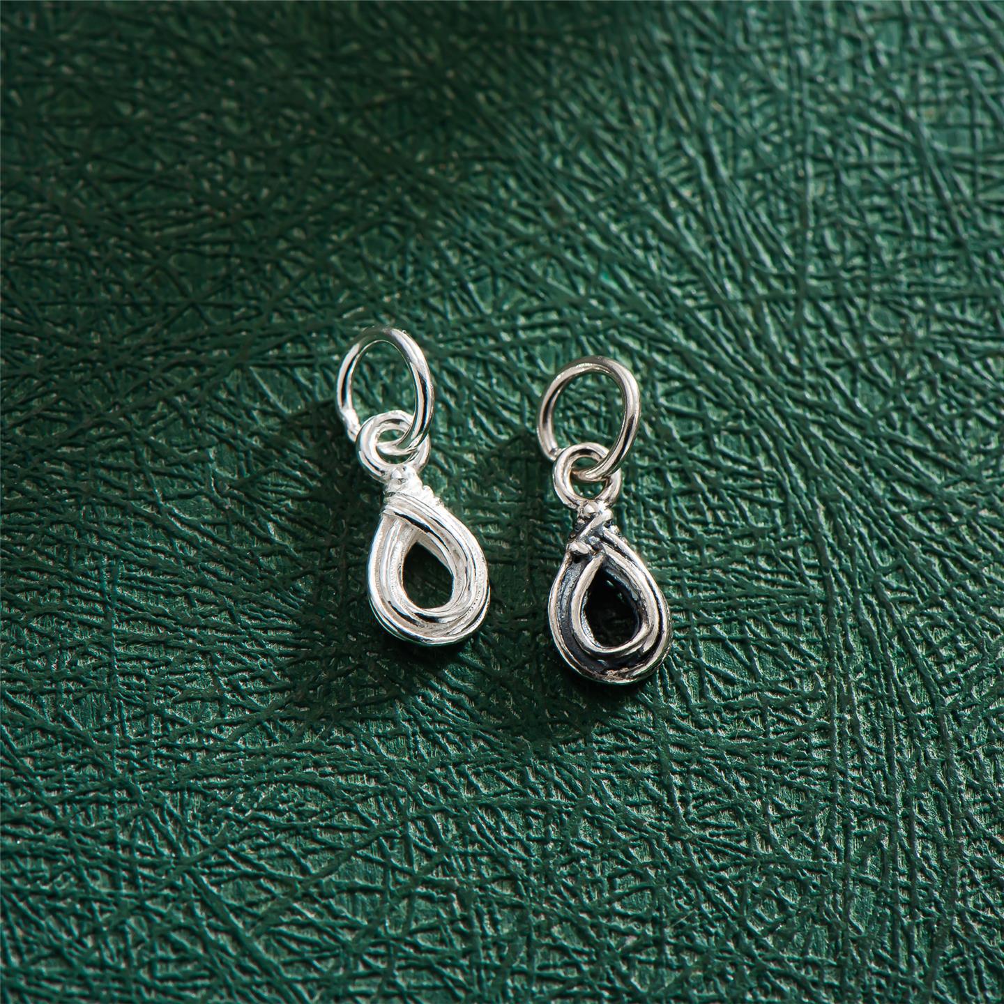 Heart Shape Pendant In 925 Sterling Silver With White Crystal Inlay Jewelry