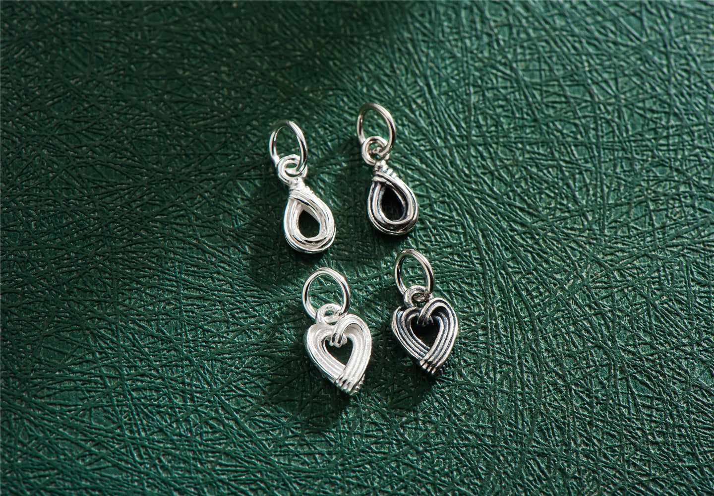 Heart Shape Pendant In 925 Sterling Silver With White Crystal Inlay Jewelry