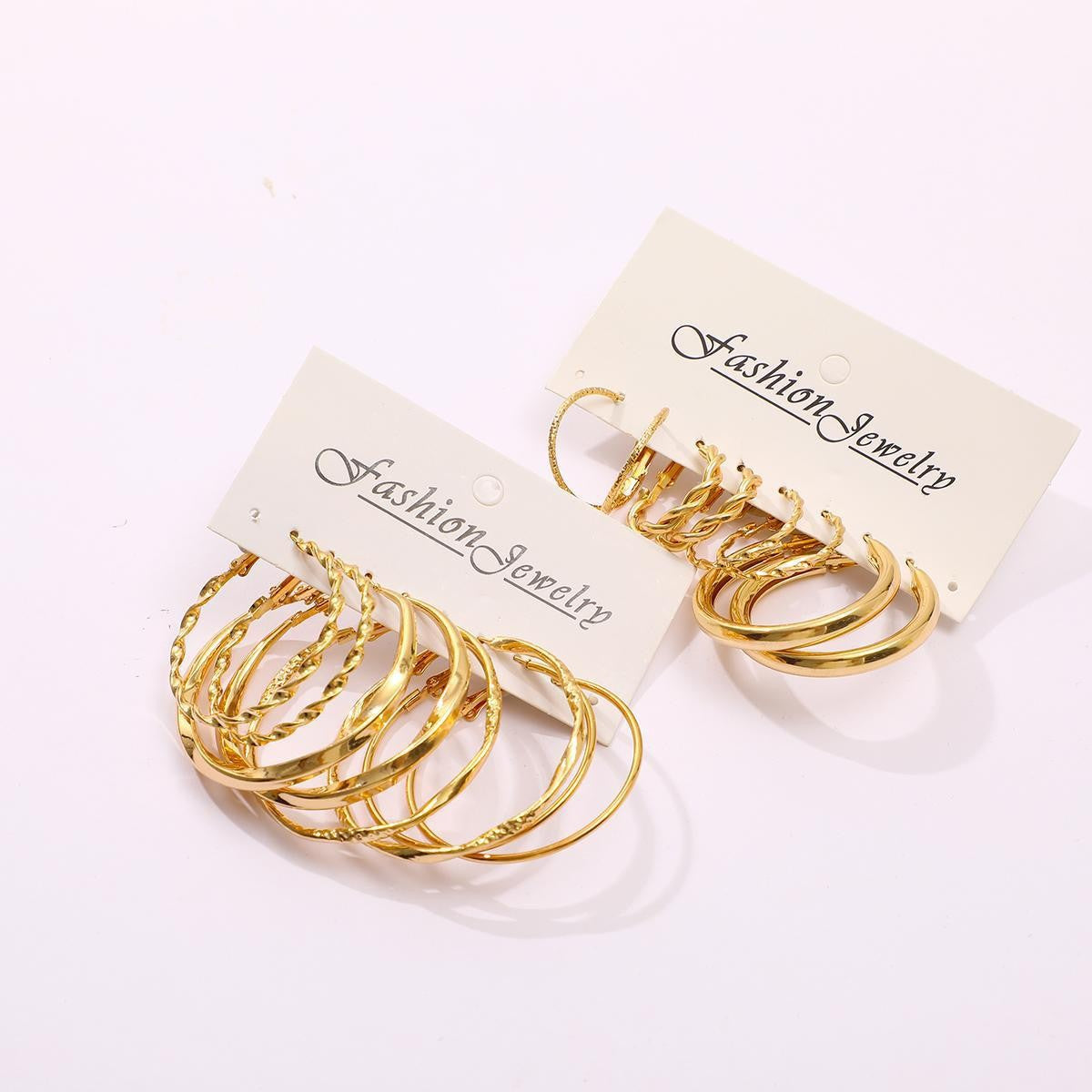 Circle Large Earrings For Unisex Featuring Electroplated Alloy With 304 Stainless Steel Posts In Exaggerated Style