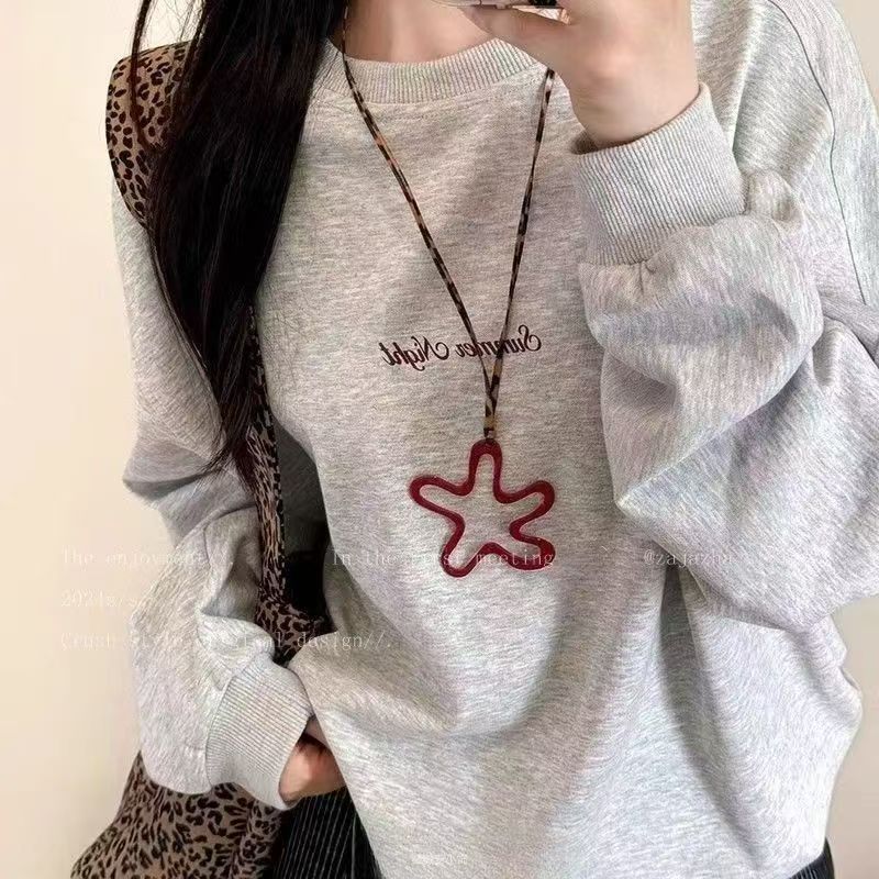 Handmade Hellokitty Sweet Style Necklace In Red With Alloy Pendant, Unisex Zinc Alloy Material