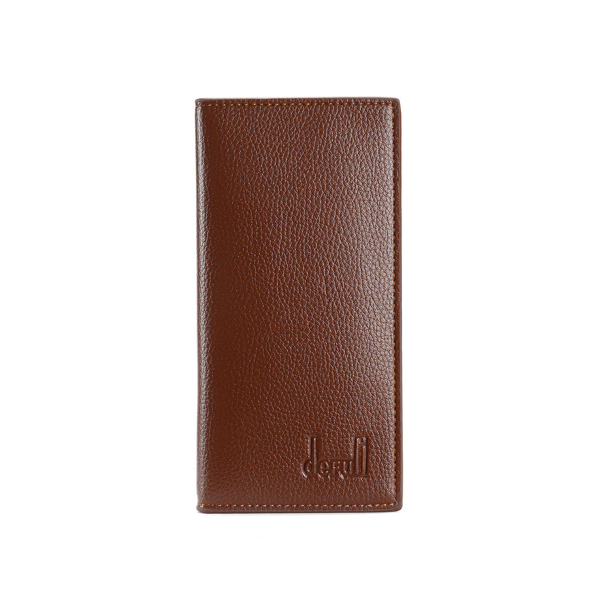 Men's Solid Color PUR Wallet, Lightweight And Durable For Everyday Use