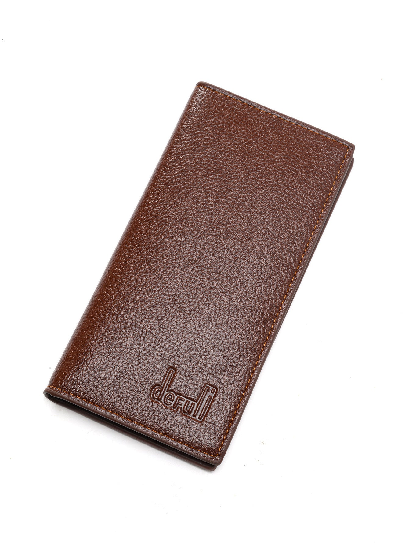 Men's Solid Color PUR Wallet, Lightweight And Durable For Everyday Use