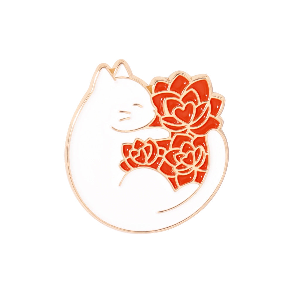 Animal Pin Made Of Alloy Featuring Electroplated Craftsmanship