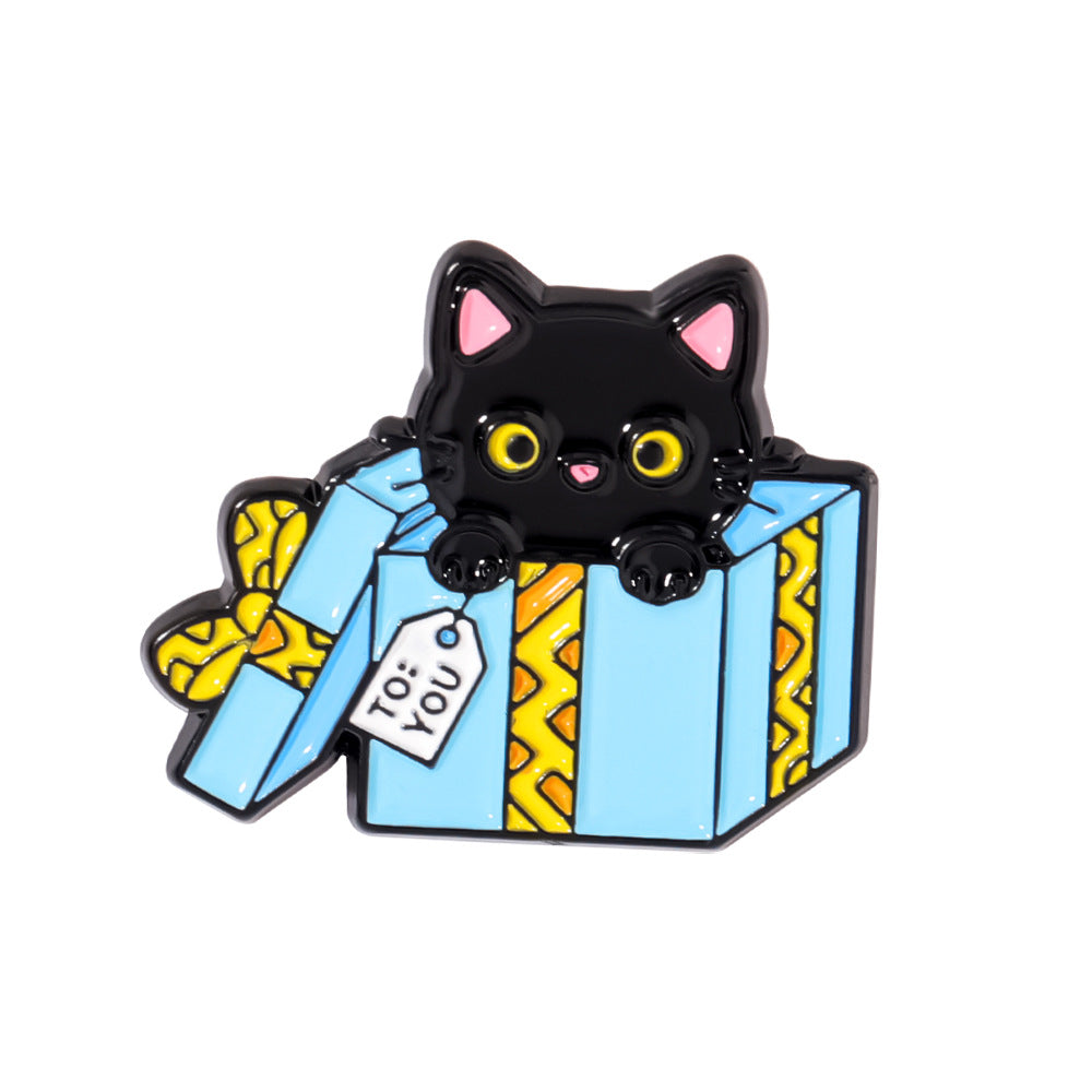 Animal Pin Made Of Alloy Featuring Electroplated Craftsmanship