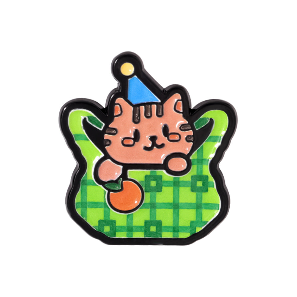 Animal Pin Made Of Alloy Featuring Electroplated Craftsmanship