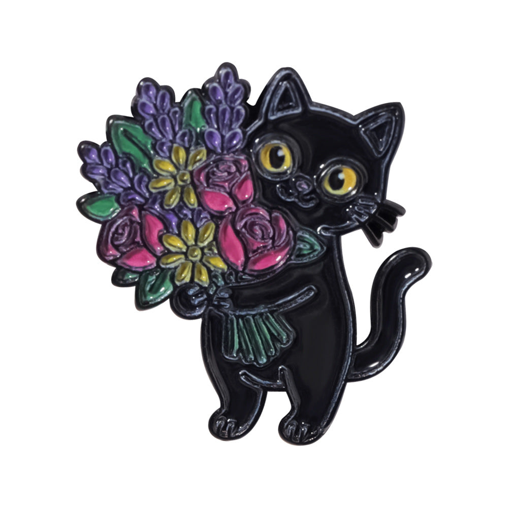 Animal Pin Made Of Alloy Featuring Electroplated Craftsmanship