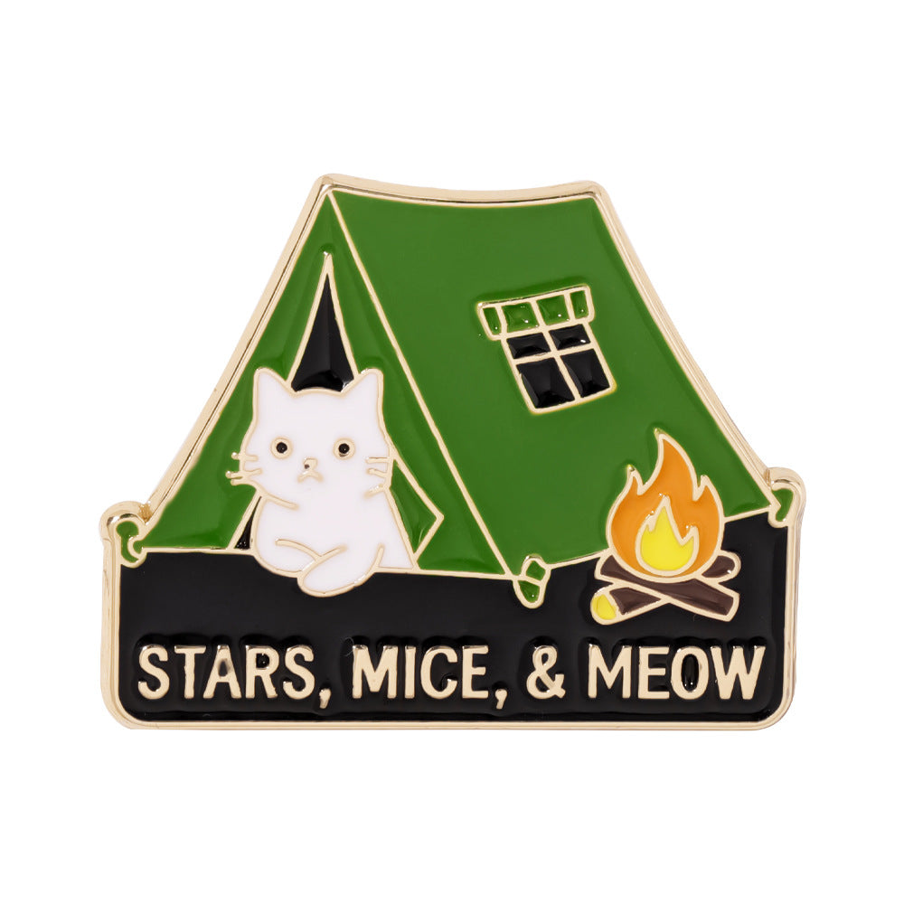 Animal Pin Made Of Alloy Featuring Electroplated Craftsmanship