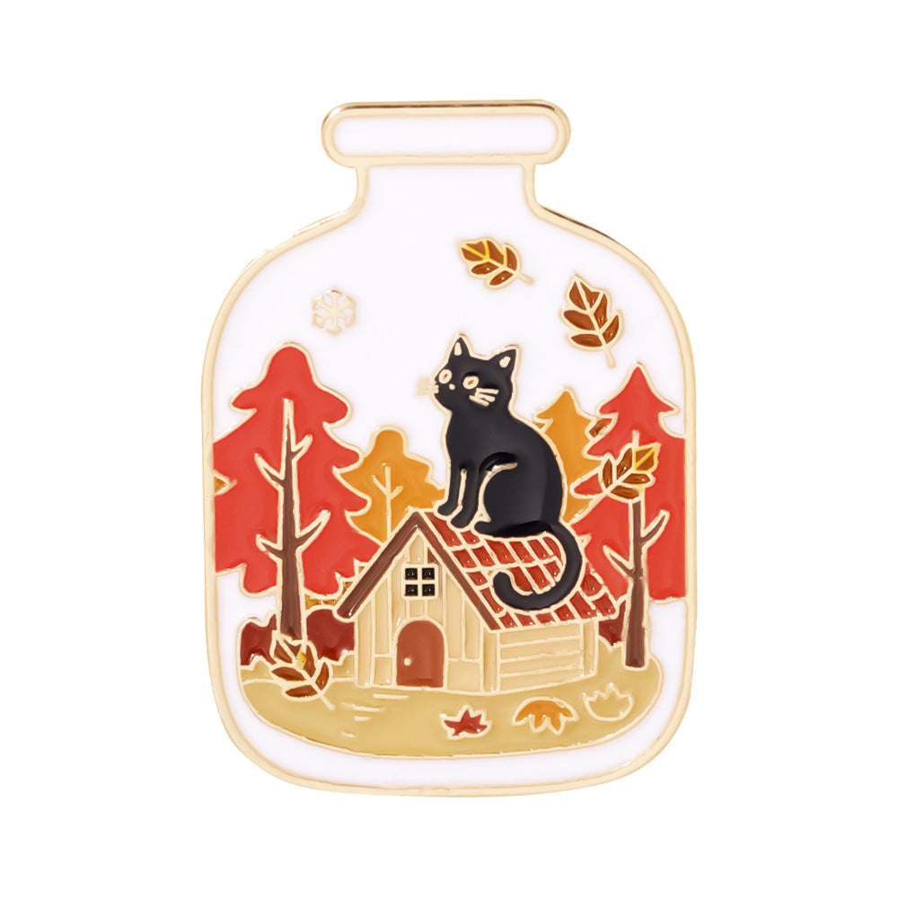 Animal Pin Made Of Alloy Featuring Electroplated Craftsmanship