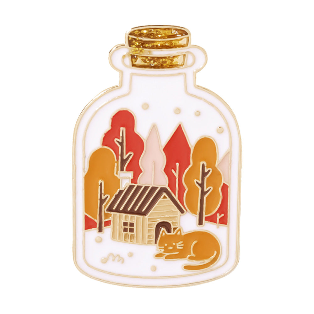 Animal Pin Made Of Alloy Featuring Electroplated Craftsmanship