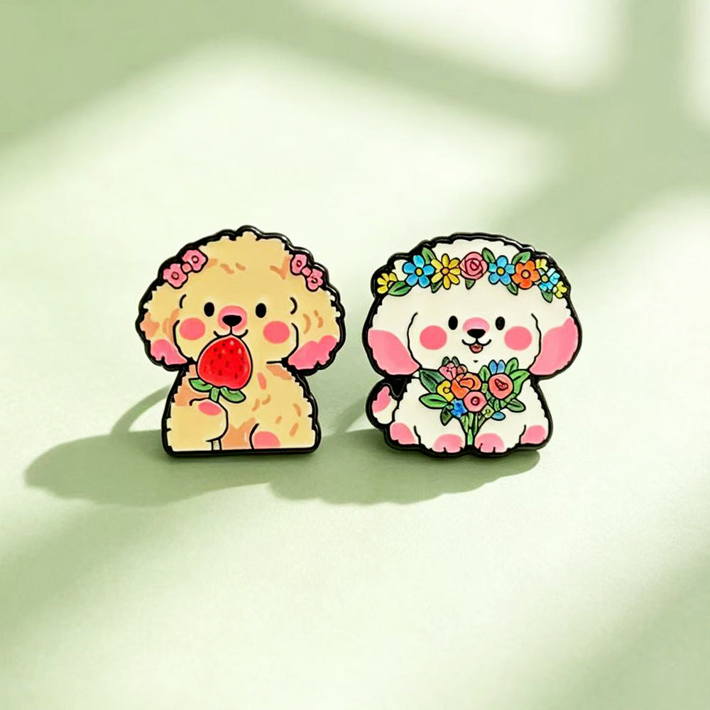 Animal Pin Made Of Alloy Featuring Electroplated Craftsmanship