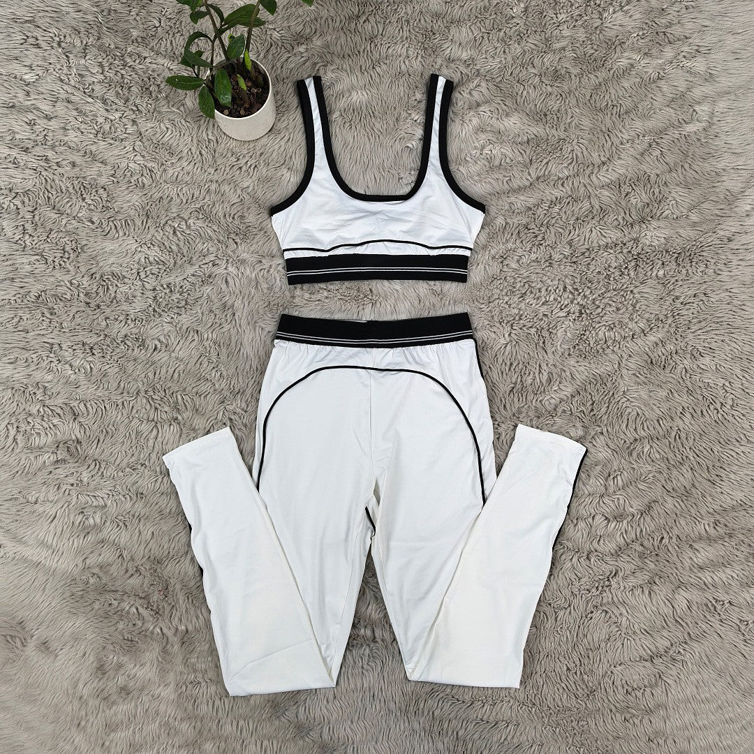 Elegant Solid Color Sleeveless Dress In Polyester Spandex With Embroidery, 2 Pieces Set Featuring High Elasticity