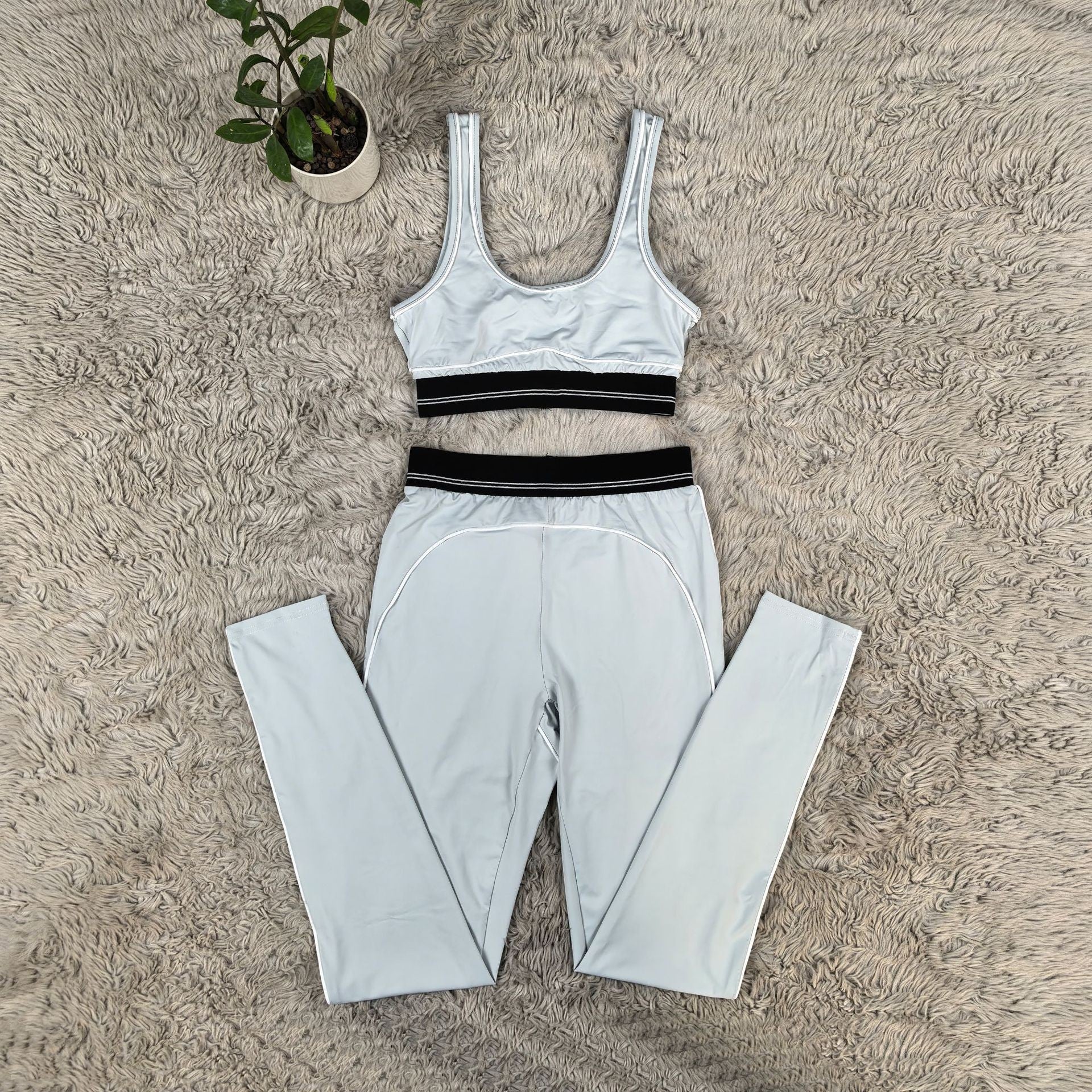 Elegant Solid Color Sleeveless Dress In Polyester Spandex With Embroidery, 2 Pieces Set Featuring High Elasticity