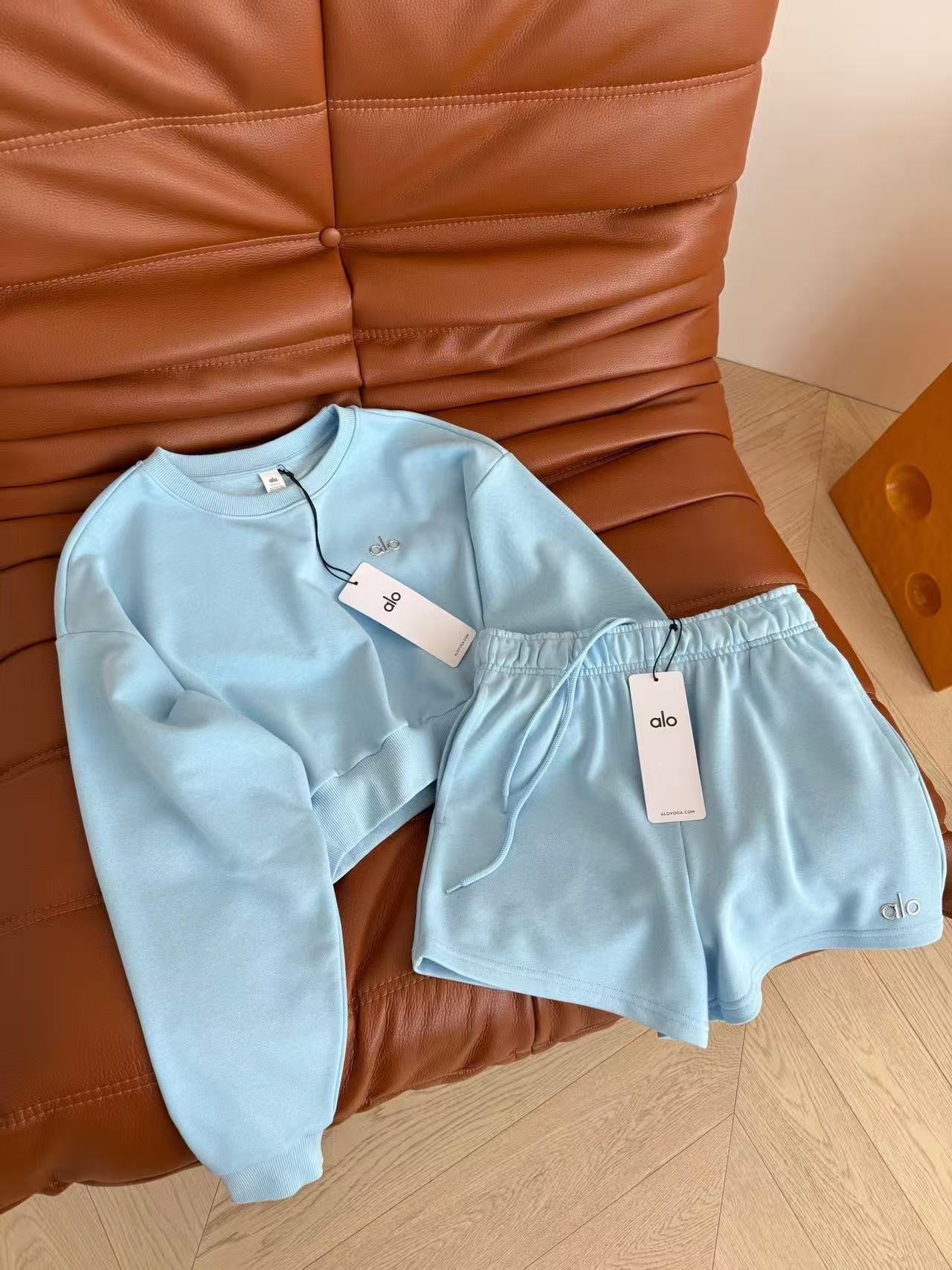 Casual Shorts Co-ord Set In Polyester Featuring 3D Print With Long Sleeve Top And Shorts, 2 Pieces Set
