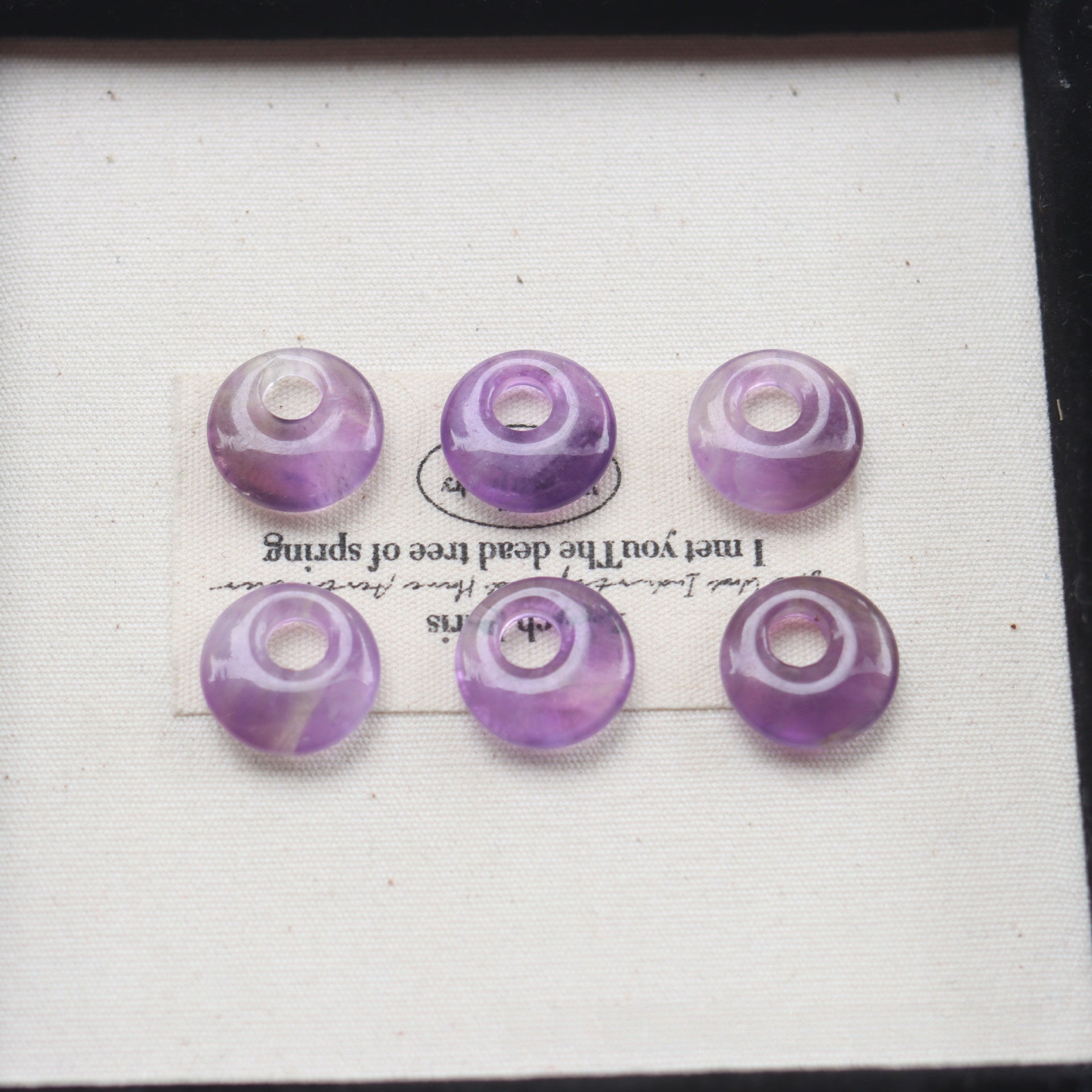 Natural February Birthstone Amethyst Beads With 5~5.9mm Hole Size Featuring Precise Cutting Technique