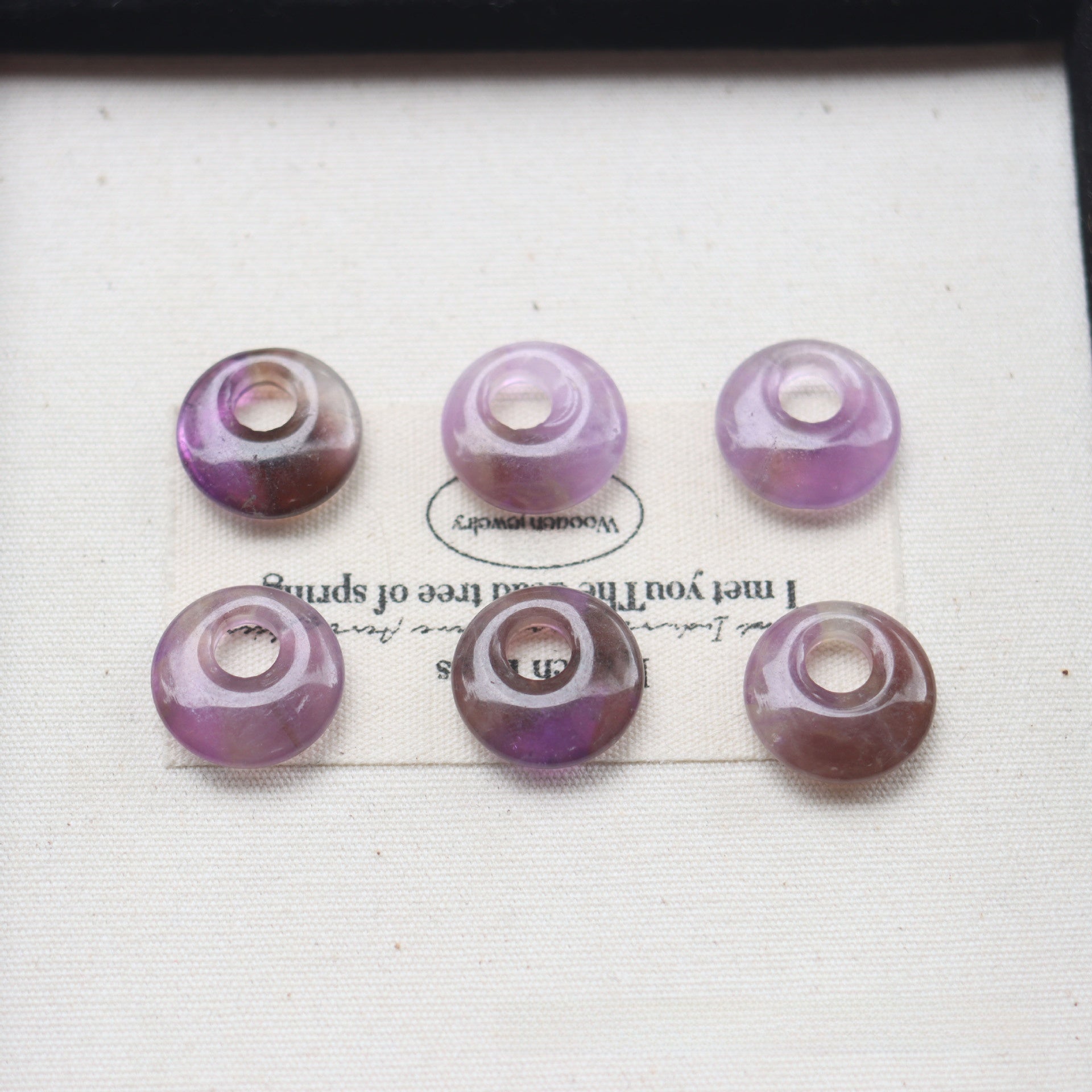 Natural February Birthstone Amethyst Beads With 5~5.9mm Hole Size Featuring Precise Cutting Technique