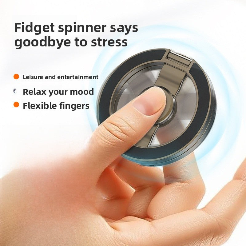 Alloy Folding Bracket With 360° Rotation, Grey Mobile Phone Stand