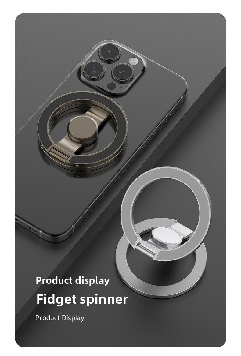Alloy Folding Bracket With 360° Rotation, Grey Mobile Phone Stand