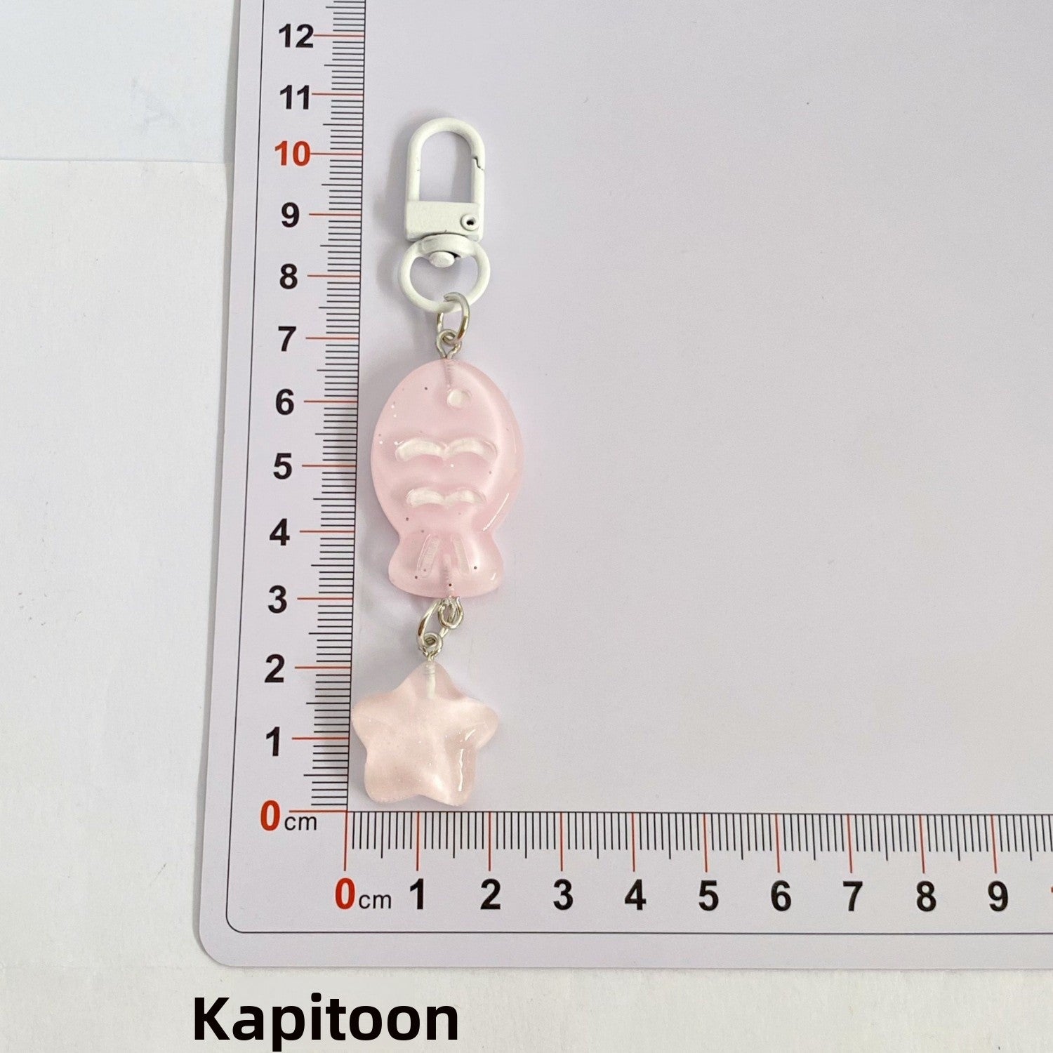 Handmade Fish Key Chain In Colour, Cute Style With Plastic Material, Perfect Summer Accessory