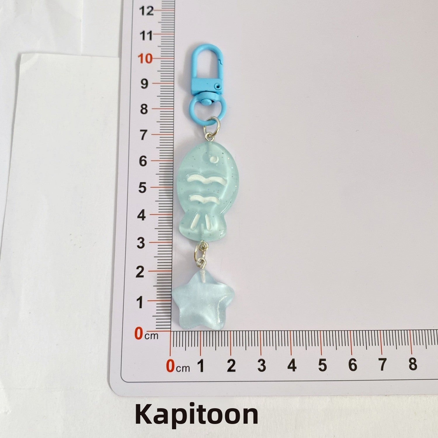 Handmade Fish Key Chain In Colour, Cute Style With Plastic Material, Perfect Summer Accessory