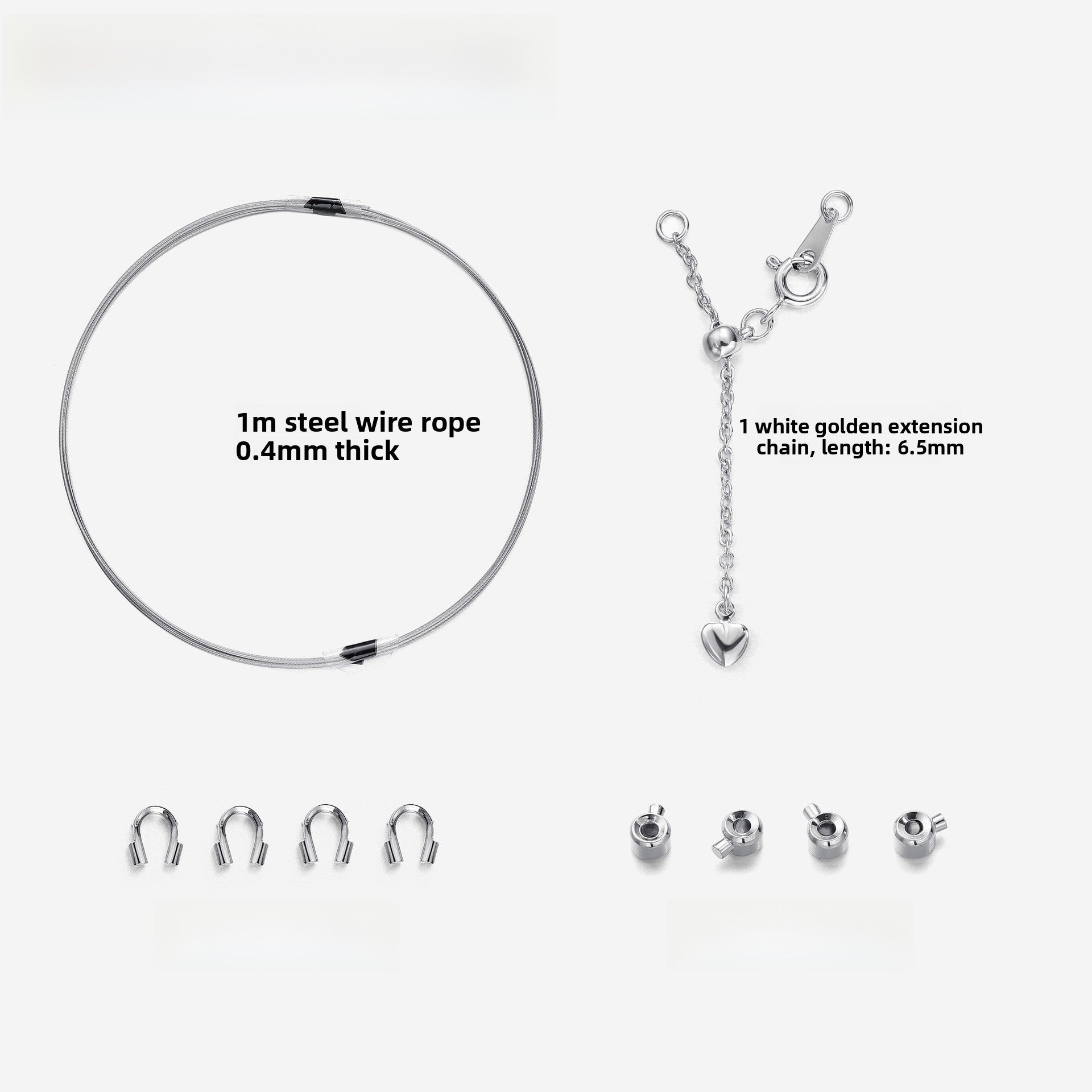 Copper Cord End Cap Jewelry Accessory In Simple Style With 18K Real Gold Plated Electroplated Finish, Gold Color