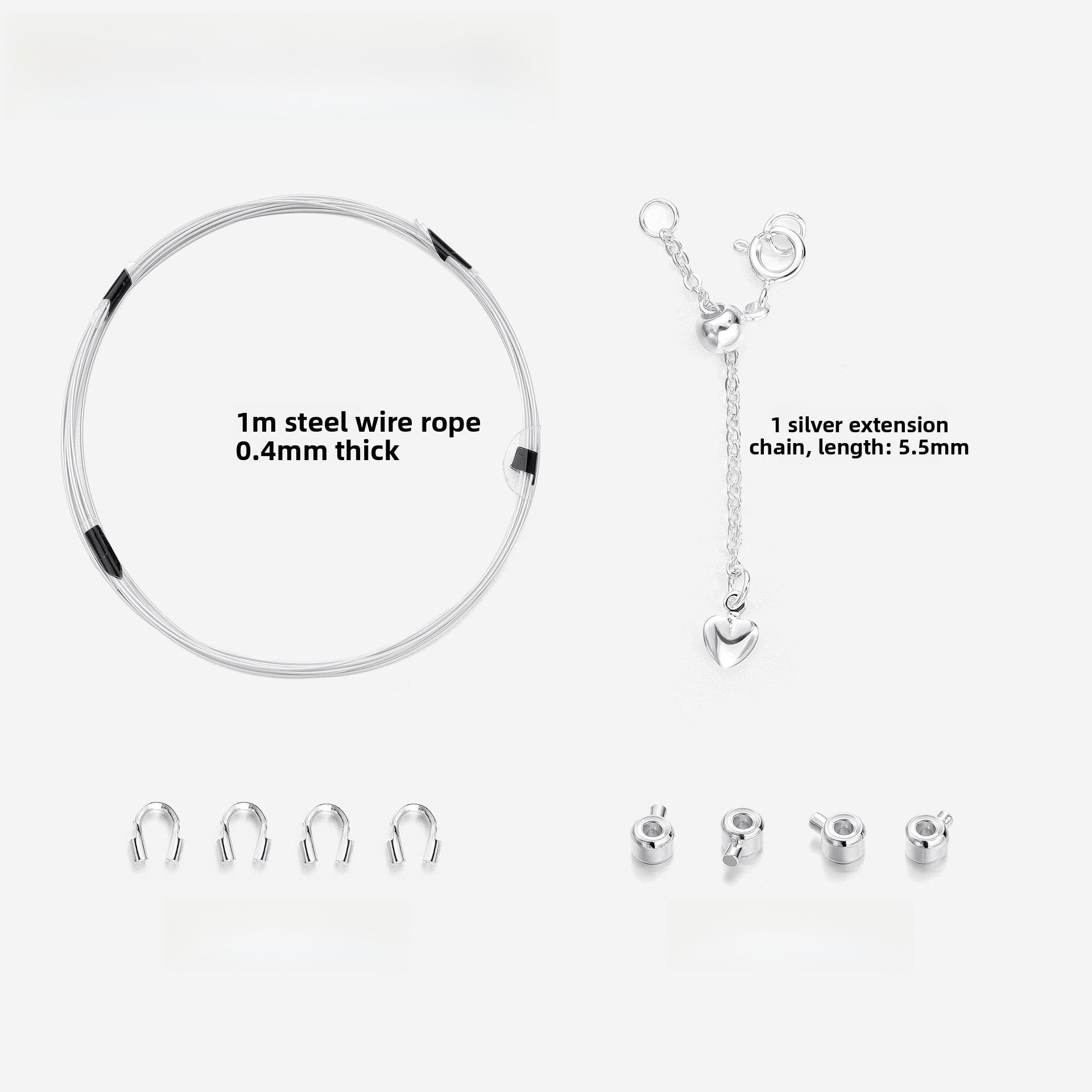 Copper Cord End Cap Jewelry Accessory In Simple Style With 18K Real Gold Plated Electroplated Finish, Gold Color