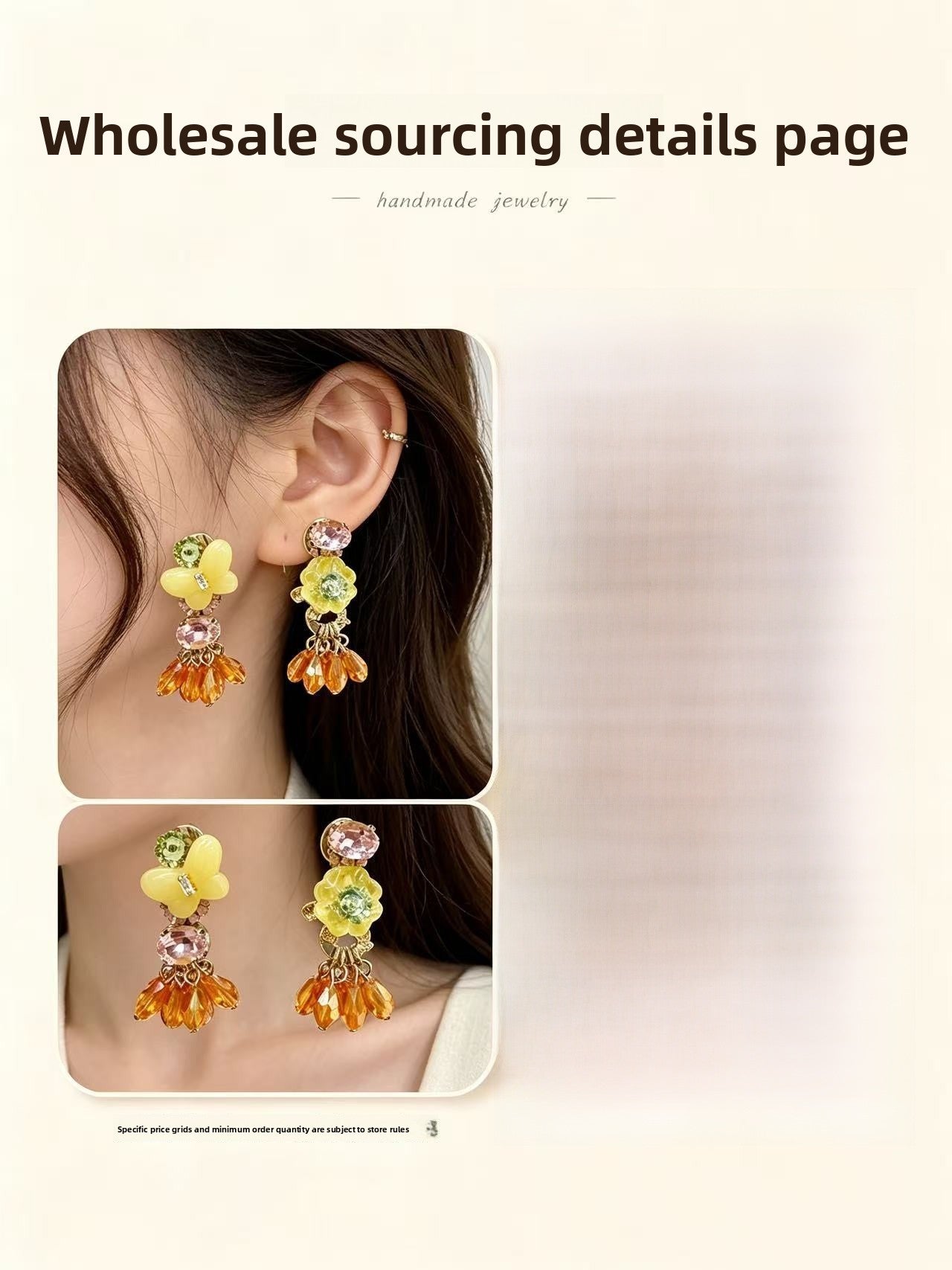 Bee Earrings For Women In Ethnic Style Featuring Enamel Craft And Copper Material With Colour Detail