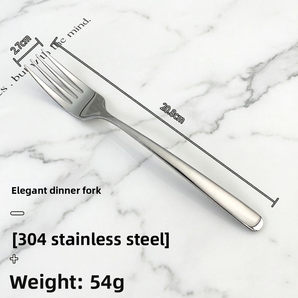 Elegant Solid Color Tableware Set For Birthday Featuring 304 Stainless Steel Inner Liner And Durable 304 Stainless Steel Exterior