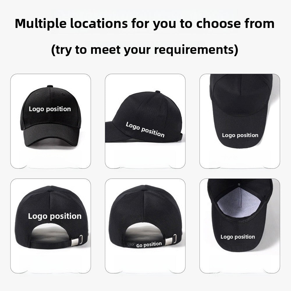 Color Block Baseball Cap With Wide Brim In Simple Style, Cotton Material Featuring Embroidery And UV Protection