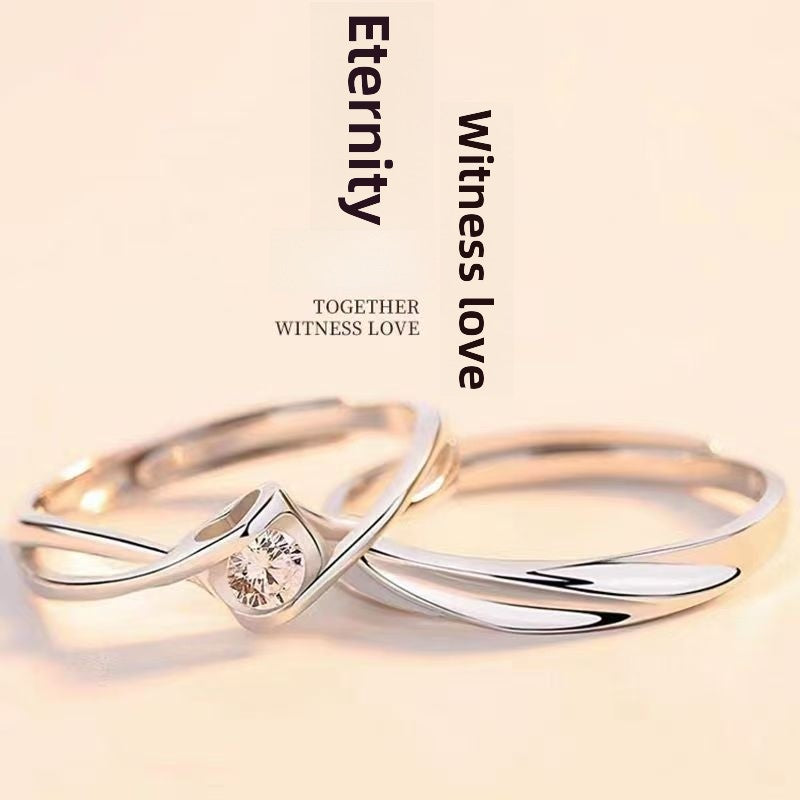 Geometric Open Rings In Copper Alloy With Electroplated Gold Plating, Simple Style Unisex Design, 1 Pair