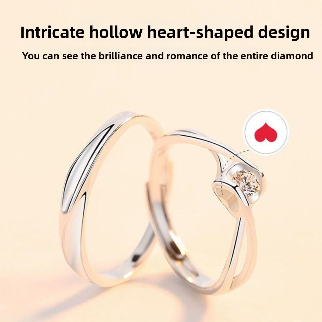 Geometric Open Rings In Copper Alloy With Electroplated Gold Plating, Simple Style Unisex Design, 1 Pair