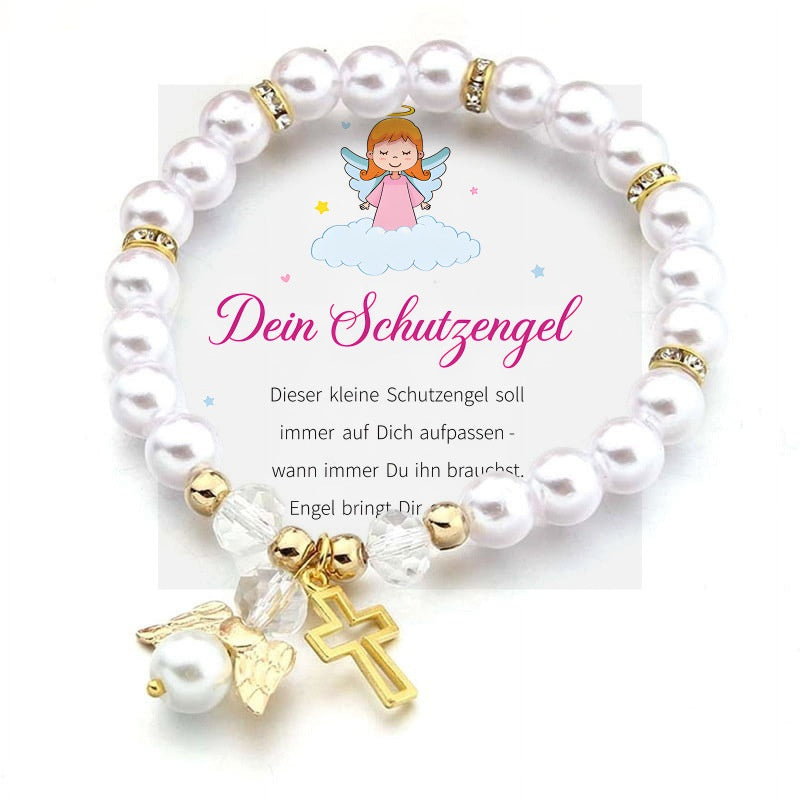 Heart Shape Bracelet For Women With Rhinestones And Imitation Pearl Featuring Simple Style Braid Design