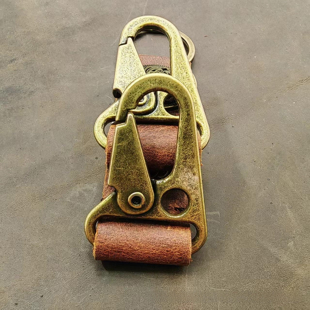 Halloween Car Key Chain In Dyed Black Featuring Durable Zinc Material