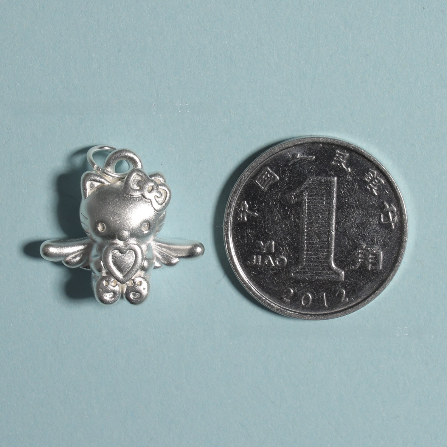 Magic Wand Pendant In S999 Silver With Knitting Craft, Featuring Cord String Chain In Sweet Silver Style Jewelry Accessories