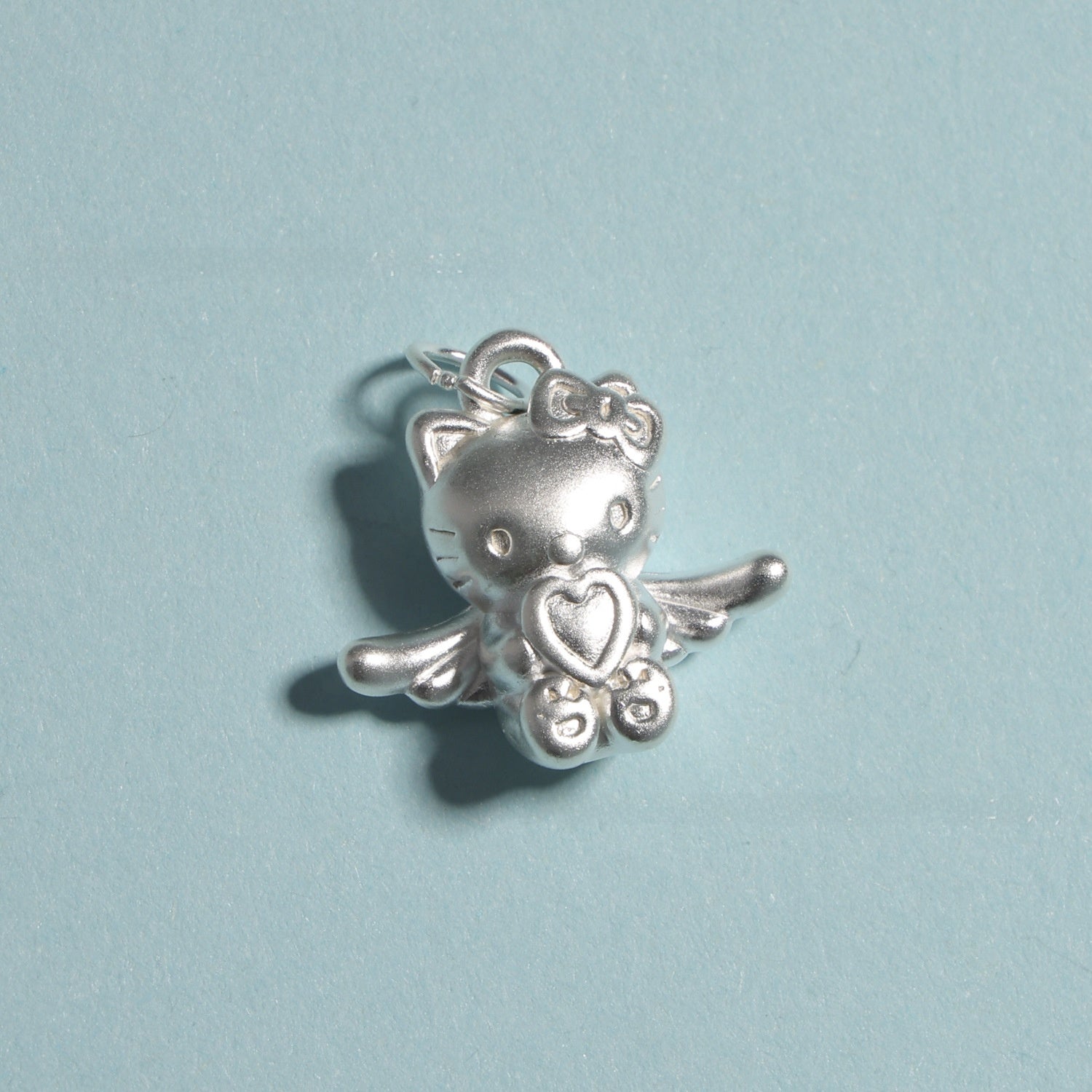 Magic Wand Pendant In S999 Silver With Knitting Craft, Featuring Cord String Chain In Sweet Silver Style Jewelry Accessories