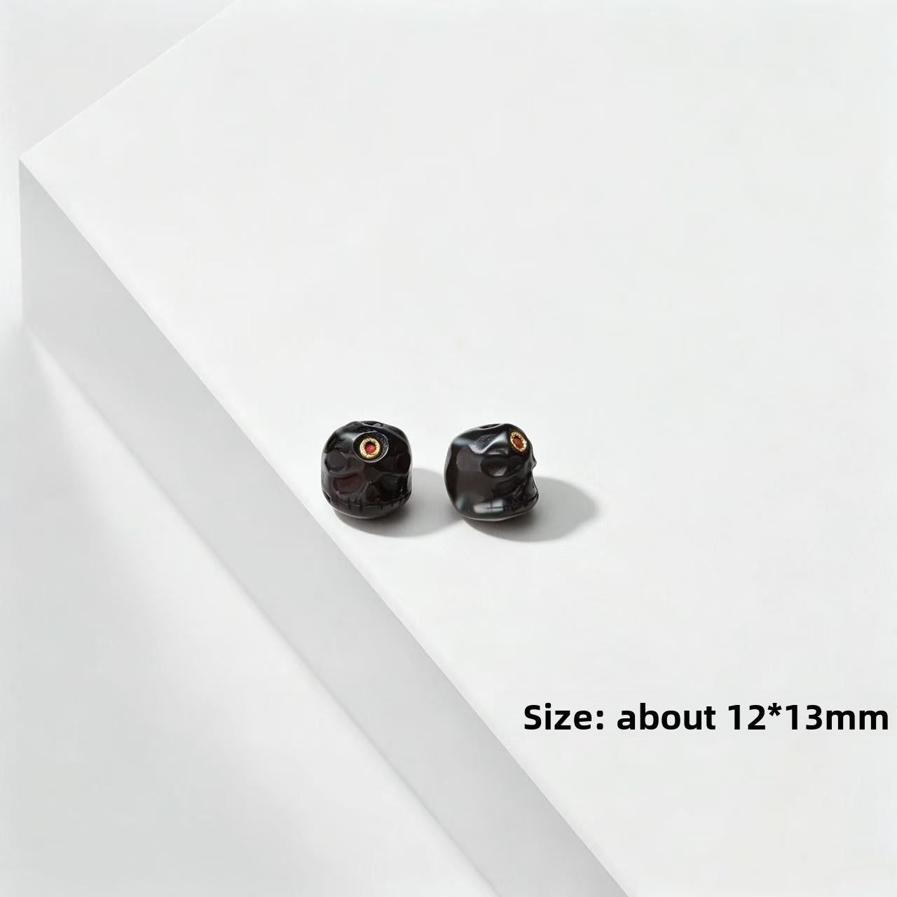 1 PCS Agate Skull Spacer Bar With Electroplated Finish, Ethnic Style Jewelry Accessory