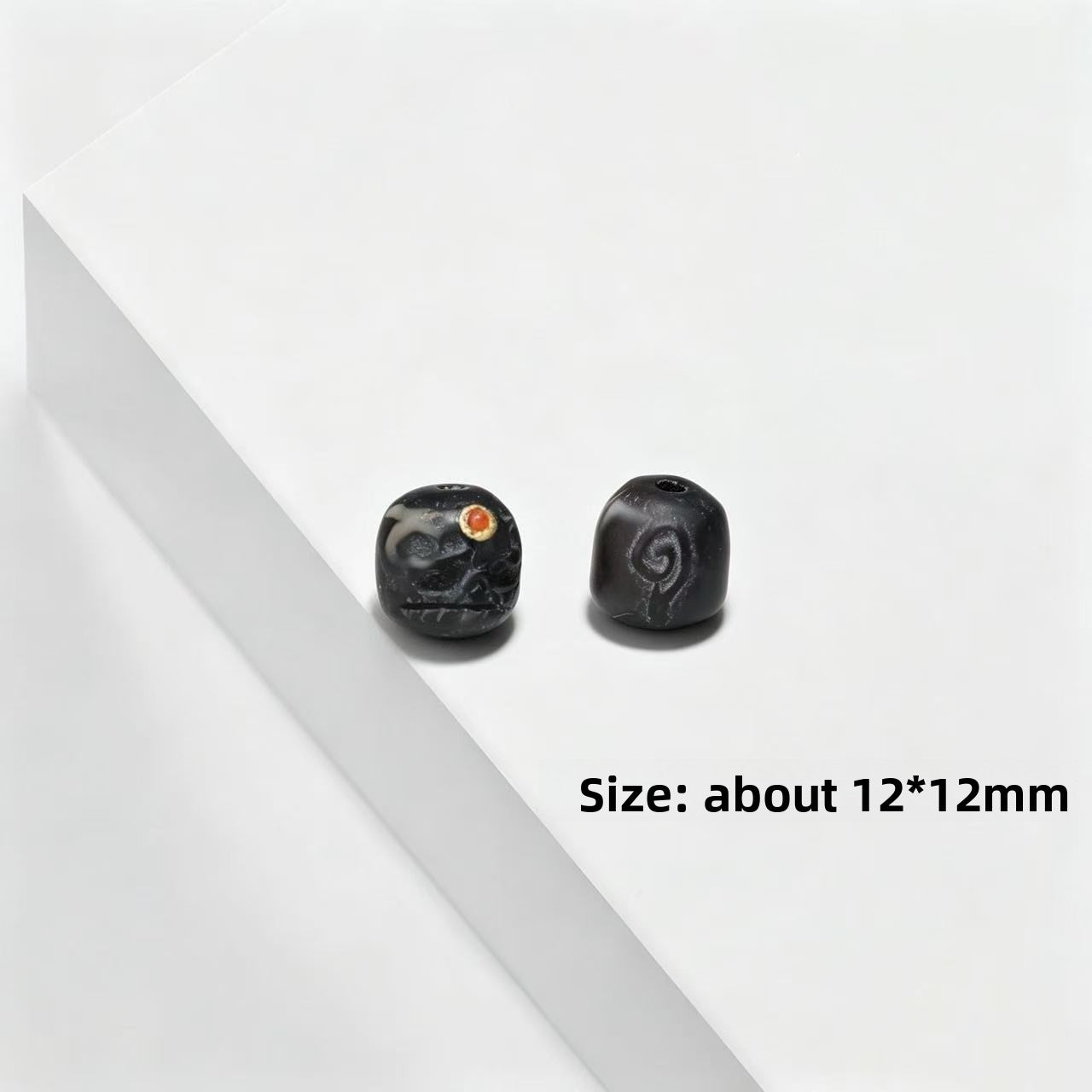 1 PCS Agate Skull Spacer Bar With Electroplated Finish, Ethnic Style Jewelry Accessory