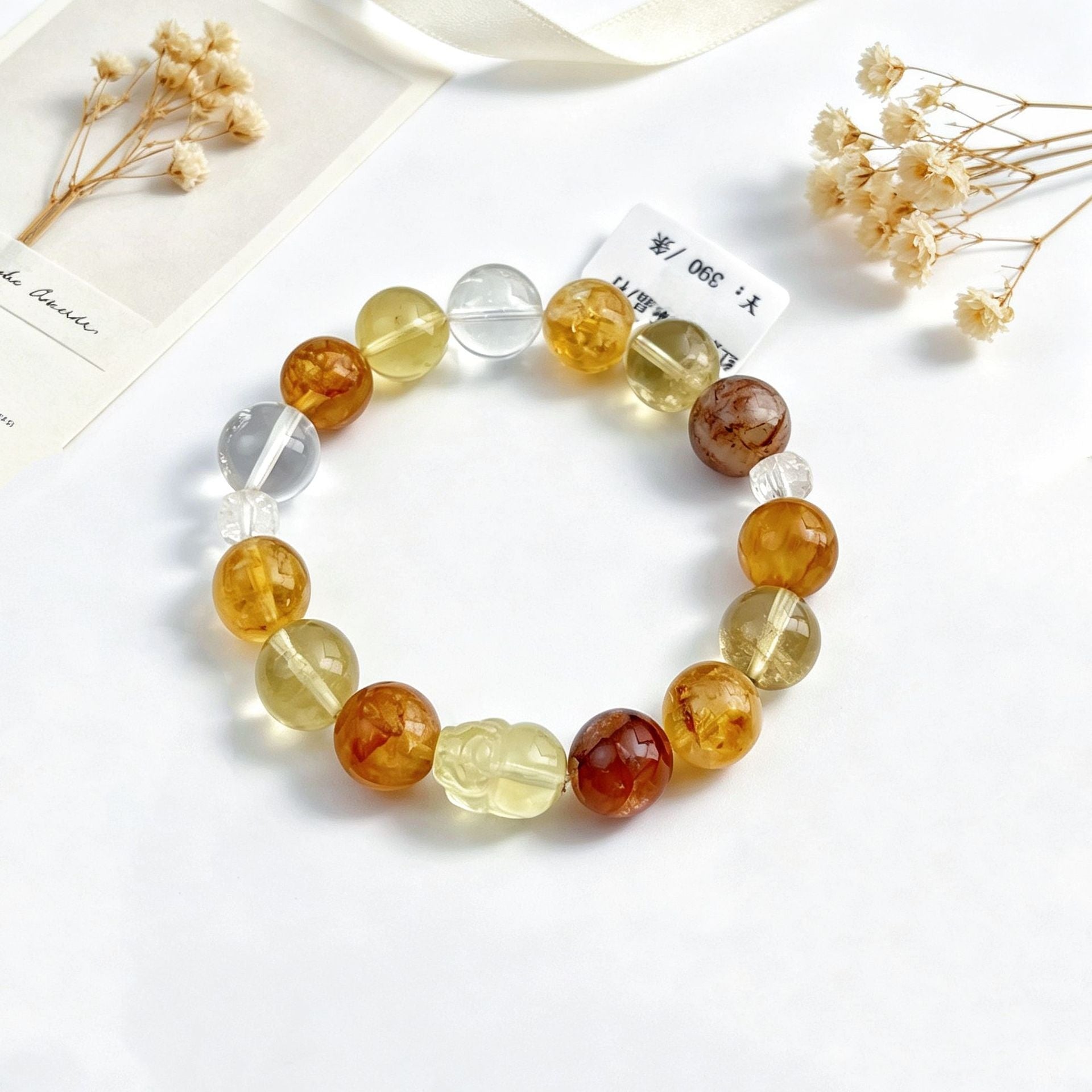 Basic Electroplated Crystal Bracelets For Women, 14 Pieces Set